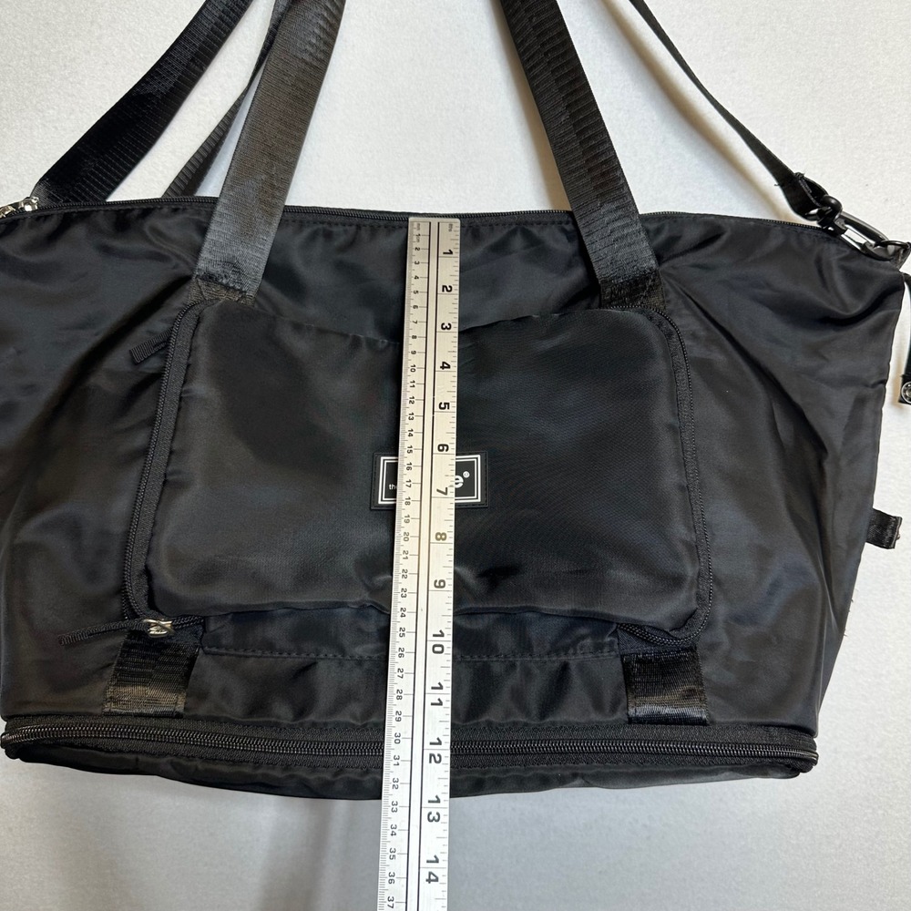 The Foldie Travel Tote Bag Unisex Large Black Expandable Foldable Lightweight - Picture 5 of 16